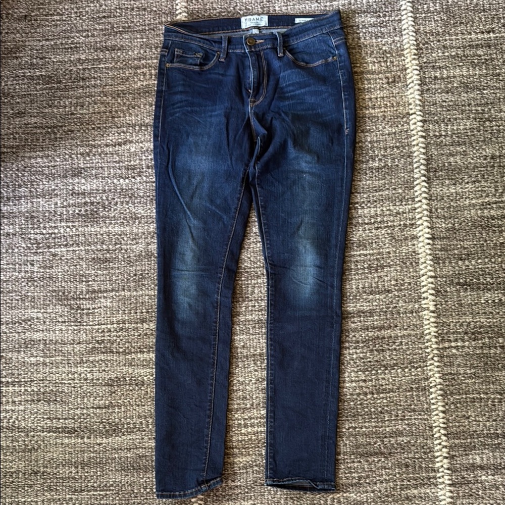 Frame Denim Le Skinny de Jeanne Dark Blue Skinny Jeans